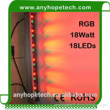 Popular hotsell high efficiency 18LEDs 24v rgb led wall washer